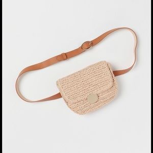 H&M Straw belt bag